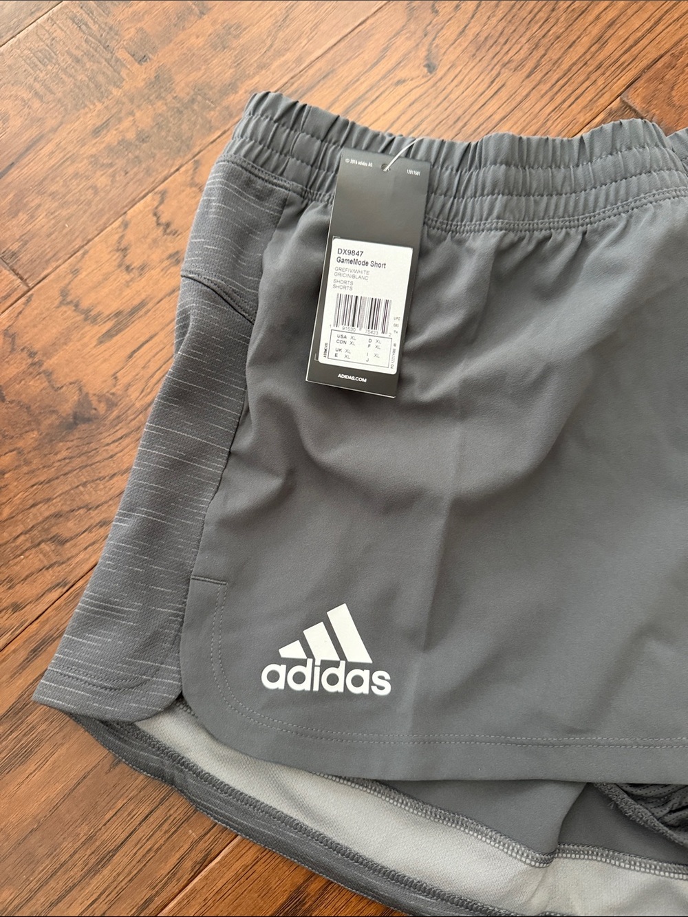adidas Women's Dark Gray Athletic Running Shorts